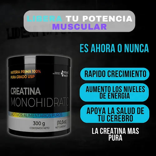 CREATINA MONOHIDRATO 300g