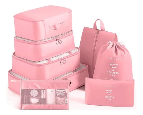 Set de Bolsas Viajeras x 8 Piezas 🇨🇴