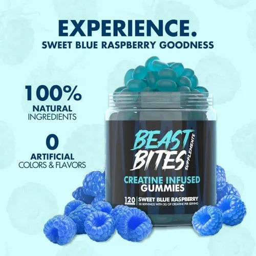 Creatina Beast Bite en Gomas x120