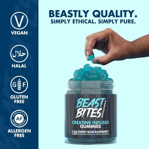 Creatina Beast Bite en Gomas x120