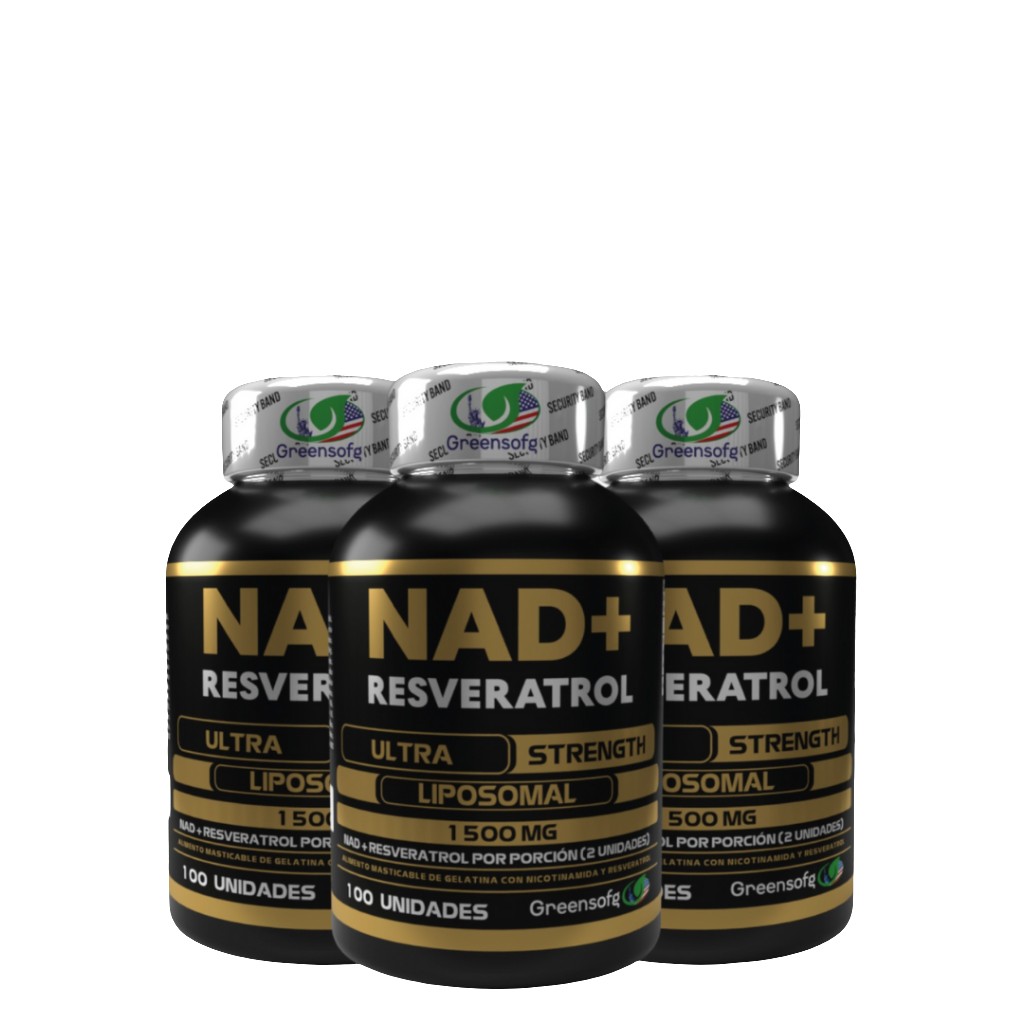 NAD + RESVERATROL x3 con INVIMA